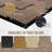 Acoustic Wall Paneling-Set of 4 - 23.6"x23.6" Mosaic Style Paintable Sound Absorbing Wood Wall Panels - 15.5 sq ft Coverage for Living Room, Bedroom, Fireplace, Home Theater, Office-121598350