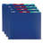 Pendaflex® Poly Top Tab File Guides PVC / Vinyl Flat Files Open