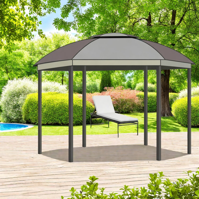 Auvents spacieux et abris de jardin (doit inclure le cadre), patio moderne en acier