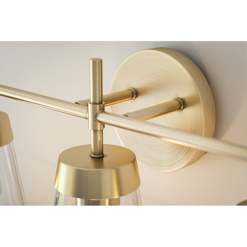 Delgado 3-Light Vanity Light - Antique Brass, Antique Brass