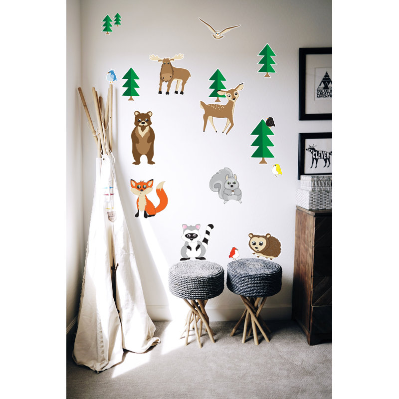 Woodland Forest Animal Wall Decals
