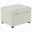 Repose-pieds avec rangement relevable hydraulique Merced Beige-423603481