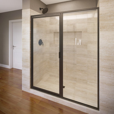 Deluxe - W x 68.63'' H Door Framed Shower Door with