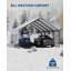 Abri d'auto robuste 20 'x 20' x 13 'pour 2 voitures - Abri en acier toutes saisons pour bateaux, camions et tracteurs