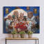 Poker Dogs - impression sur toile tendue-639666072