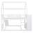 Twin Over Full Bunk Bed With Slide and Storage Stairs-852135678