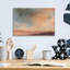 Art mural en verre épique «Turners Land» par Lesley Birch, 16 po x 12 po