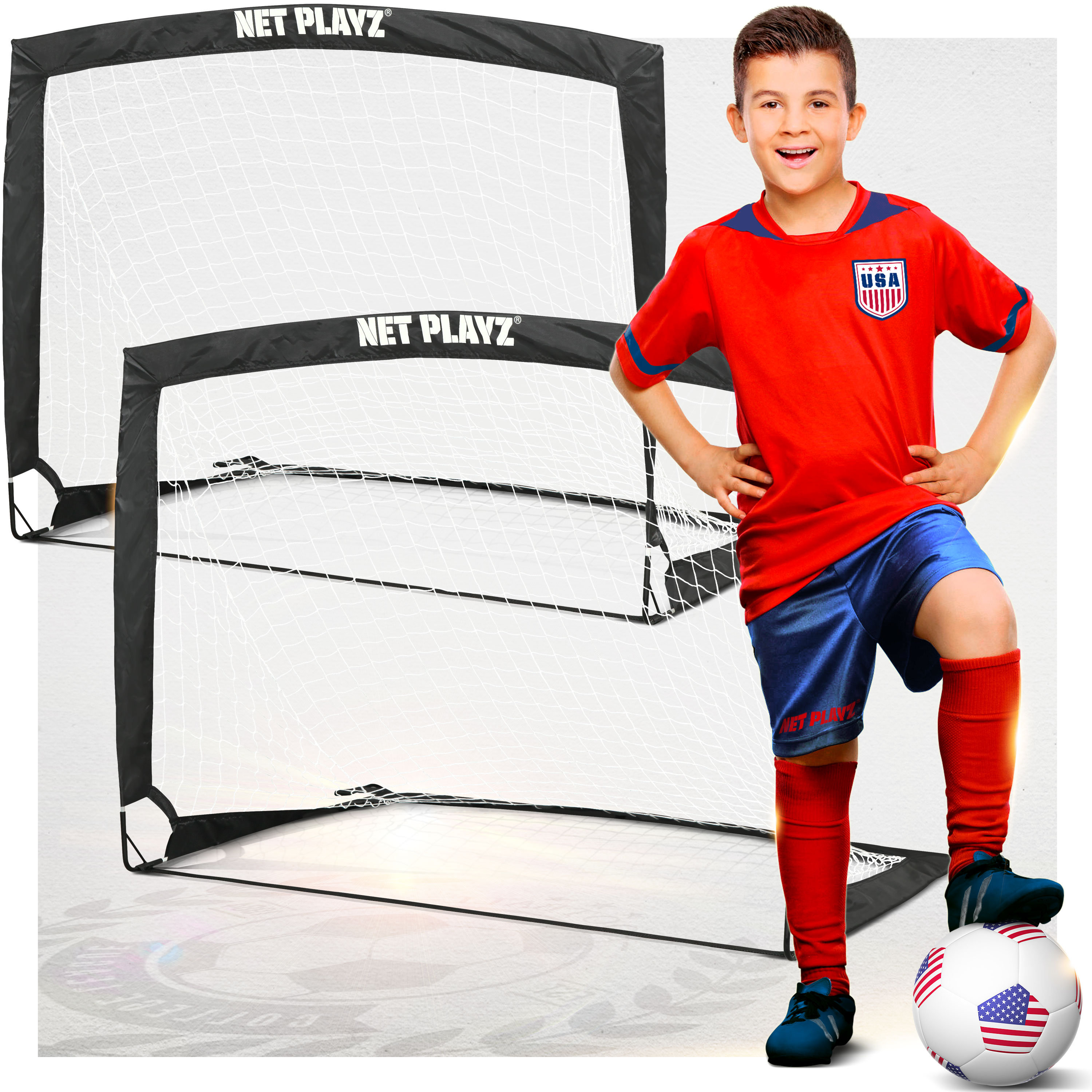 Net Playz Plastic Soccer with Carrying Case | Wayfair