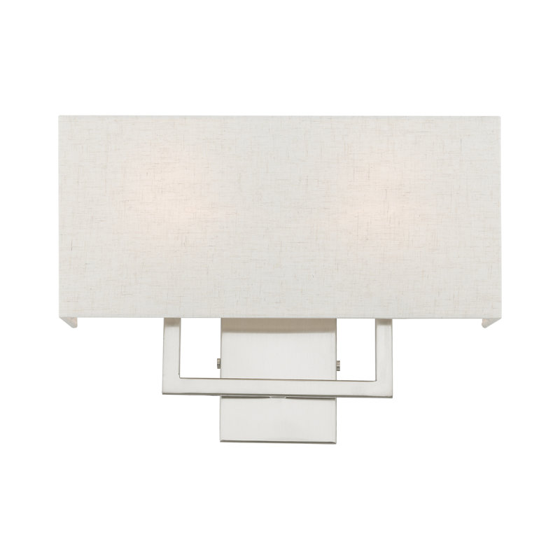Dorell Flush Mounted Sconce, Brushed Nickel