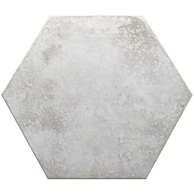 Mandalay Hex 9.13 in. x 10.51 in. Polished Concrete Look Porcelain Floor and Wall Tile