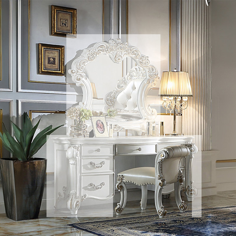 Minaxni Vanity Stool
