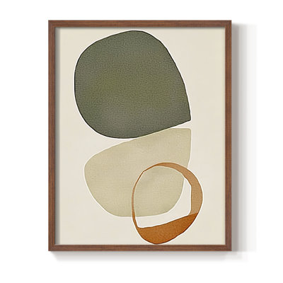 Abstrait, reproduction encadrée Cxxxiv - prêt à être accroché