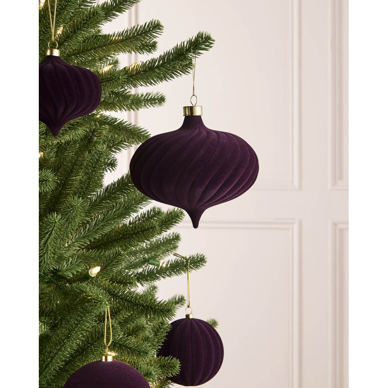 15cm Polystyrene Bauble, 15 cm H x 15 cm W x 15 cm D, Purple