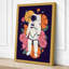 Astronaut Among Blooms Modern - Wrapped Canvas-158904259-158904268