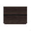 Table de chevet brune