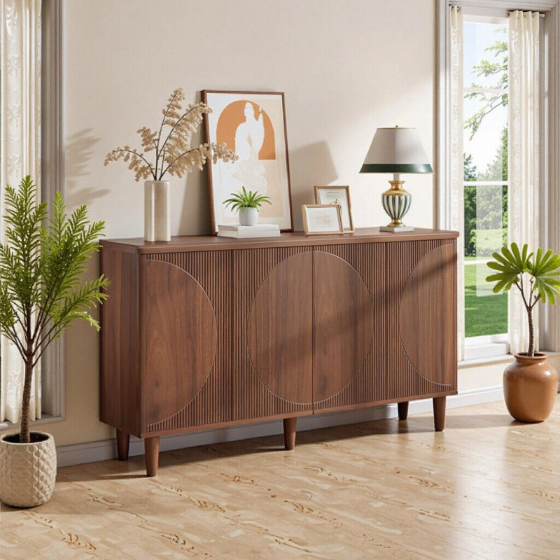 Mangue 59.4'' Sideboard, Deep Brown