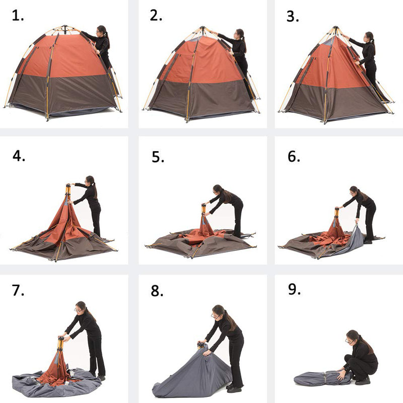 Tente pour 4 personnes, Brique