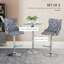 Upholstered Adjustable Height Bar Stool