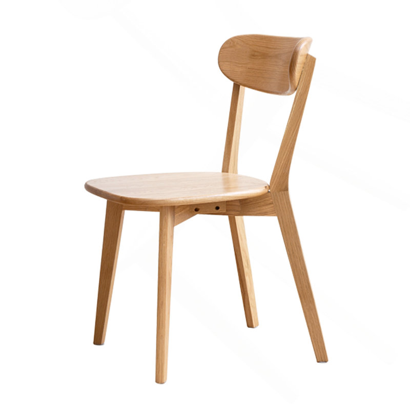 Nature Wood Dining Chair-1chair, Oak, 1