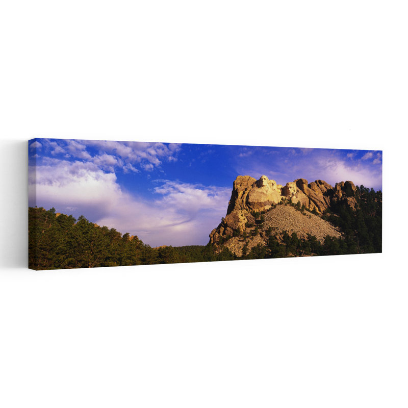 États-Unis, Dakota du Sud, Mount Rushmore, paysage contemporain abstrait, art mural, H 36 po x l 12 po