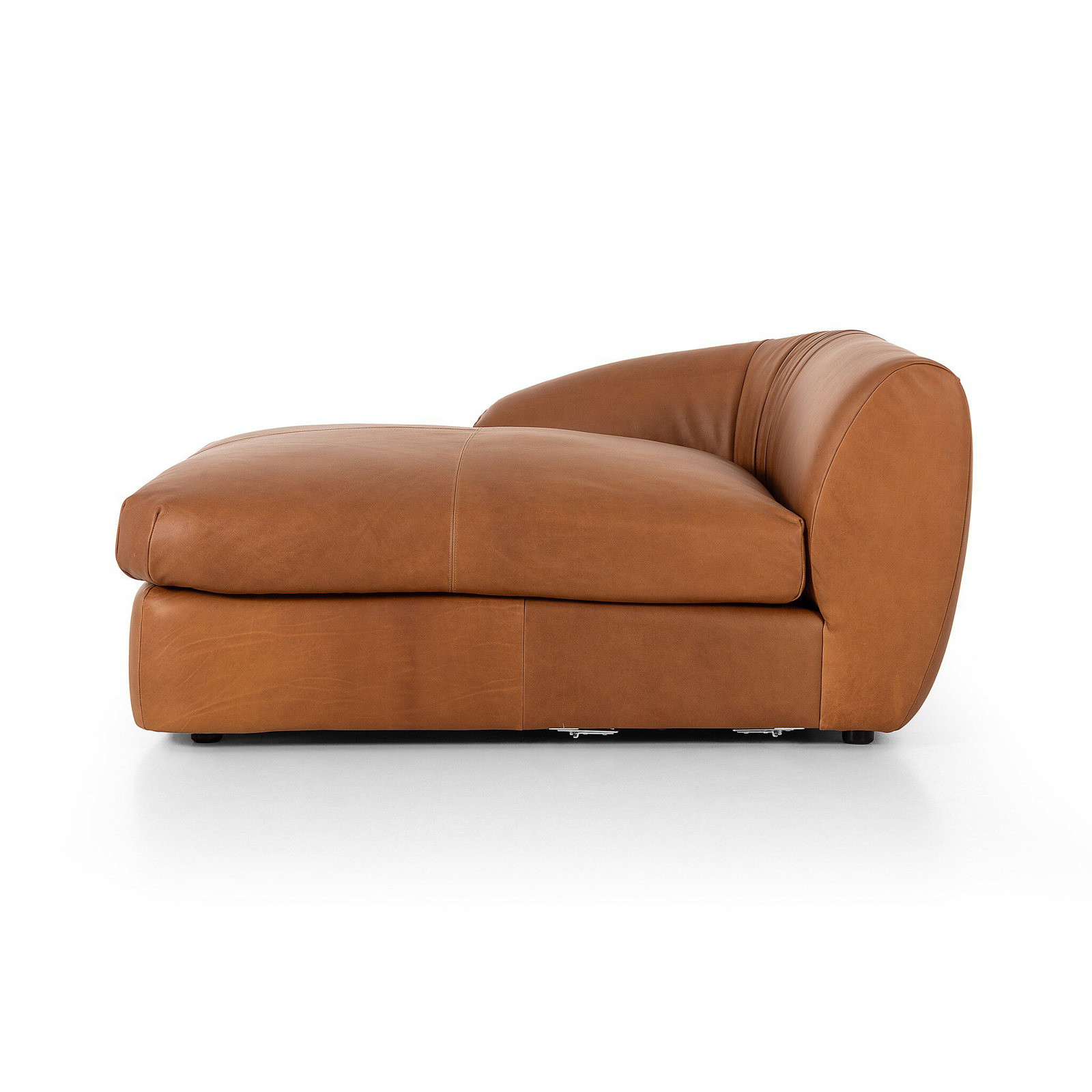 Adele Genuine Leather Chaise Lounge