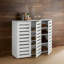 Oslo Large 3 Door 15 Pair Hallway Shoe Storage Cabinet-1817424439