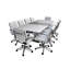Moda 96'' Solid Wood Rectangle Conference Table