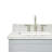 Hamlet 61'' Double Bathroom Vanity with Carrara Marble Top-309011834