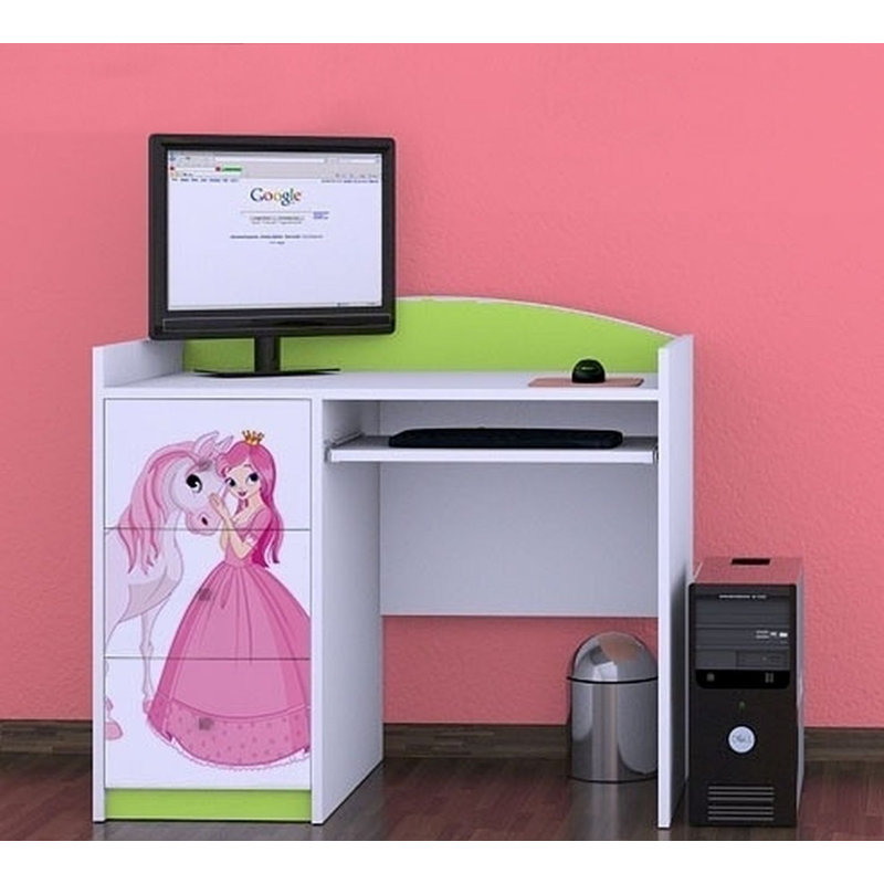 Tercero 100cm Computer Desk, Green
