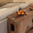 55" Arched Console Table with 3-Tier Storage, Wooden Entryway Sofa Table for Hallway, Living Room, Brown Oak