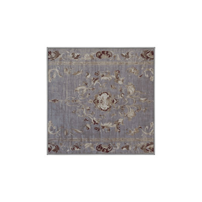 Machine Washable Gray Area Rug