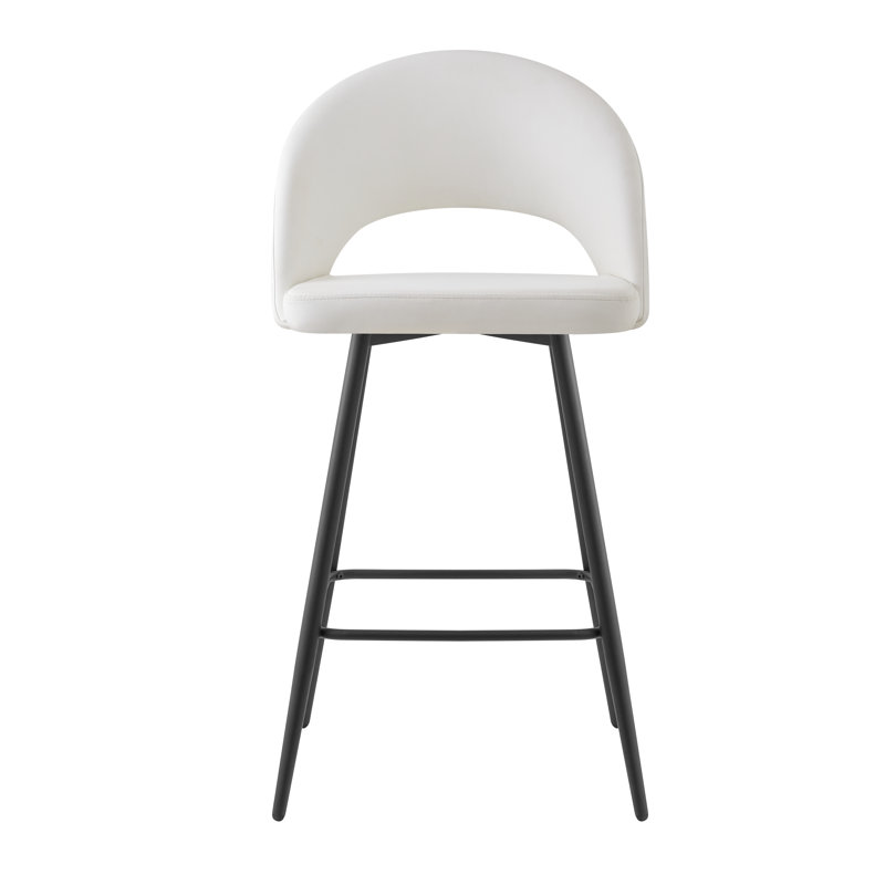 Tabouret de bar Jadiyah, Blanc