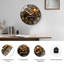 Horloge murale hibou - art mural 24 po