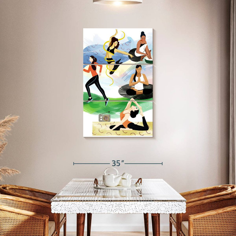 Sireci Women Wellbeing, 45" H x 28" W