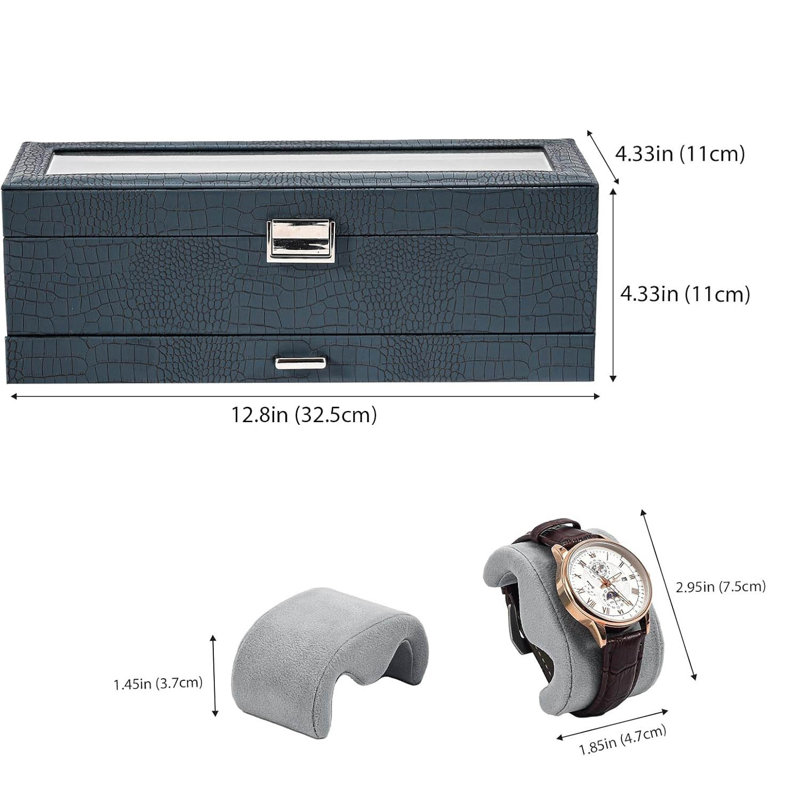 Watch Box +, Cobalt Blue