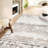 Machine Washable Boho Vintage Printed Area Rug Stylish Indoor Non Slip Stain Resistant Easy To Clean Ultra Thin Non Shedding Pet Friendly Foldable Decorative Throw Rug With Bordered Design-1991040246