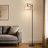 71'' Arched/Arc Rattan Floor Lamp