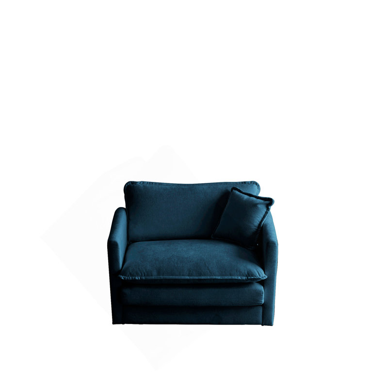Fauteuil de lecture rembourré Comfy, Blue