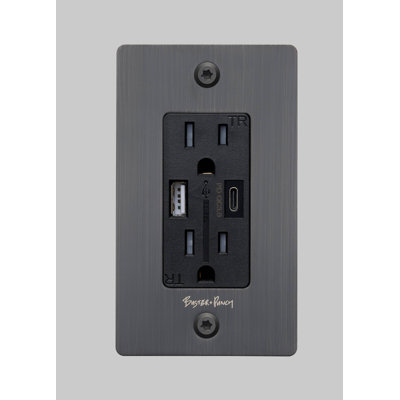 1G Duplex Outlet / USB A + C / Linear / With Logo