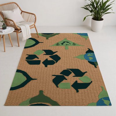 Tapis intérieur et extérieur brun Transport