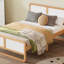 Modern Style Solid Wood Platform Bed For Kids, Teens, Adults, No Need Box Spring-1322552024