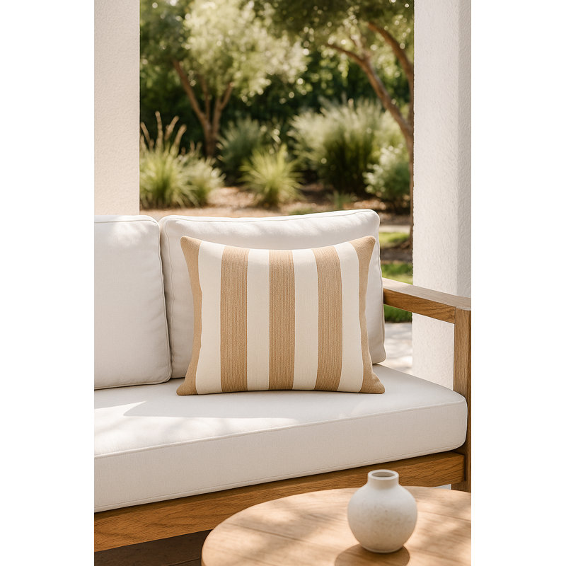 Outdoor Living Pillow Cover, Orange, Square 24"