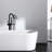 Matt Black Freestanding Bathtub Faucet With Hand Shower - Metal Construction 43.94 In. Depth, 7.93 Width, 6.97 Height Full Body Spray Bathroom Redesign Project Initiative