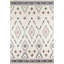 Tapis à motif géométrique ivoire Begley-1150469455