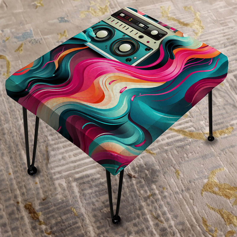 Charman - Geometric Rectangle Ottoman