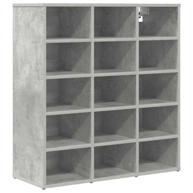 Shoe Cabinet, Concrete Grey