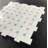 Thassos White 1" x 2" Basketweave with Ming Green Dot Mosaic Wall & Floor Tile