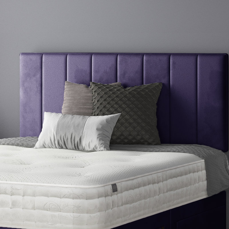 Hedley Upholstered Headboard, Double (4'6), Black