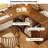 L-shaped Solid Wood Desk-1810726516