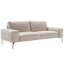 Canapé Callowhill en microfibre gris clair